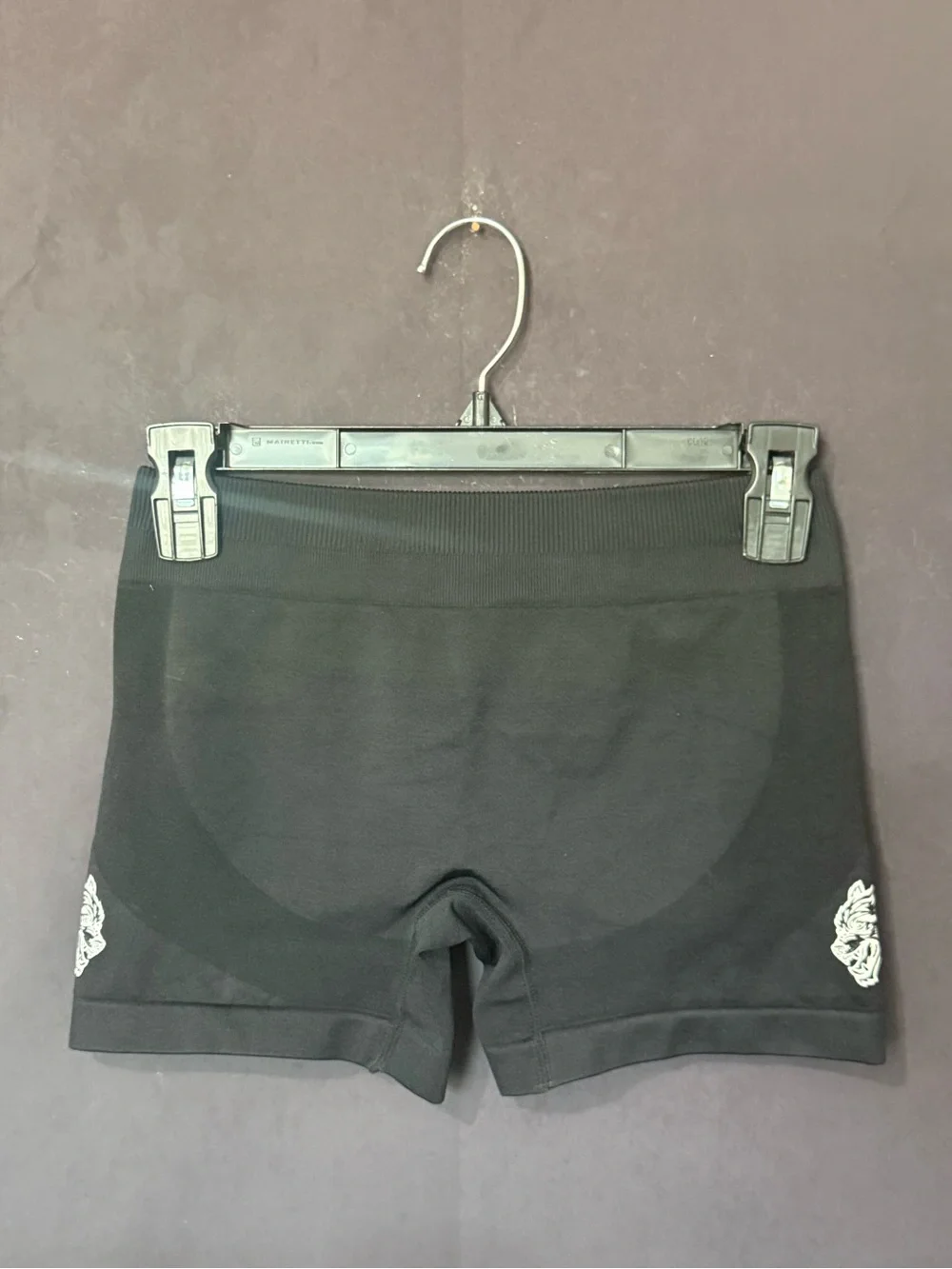 Darc Sport SHE Women's Black Seamless Bike Shorts with Subtle Side Emblem
